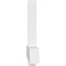 Ekena Millwork Eugene Architectural Grade PVC Gable Bracket, 84"W x 28"H x 4"D x 6"F, 8/12 Pitch GBP084X28X0406EUG00 - alternate 3